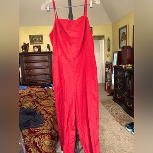NWT Old Navy red jumpsuit